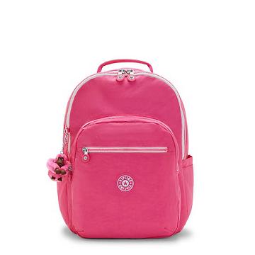 Kipling Seoul Large 15" Laptop Rygsække Lyserød | DK 1844MQ